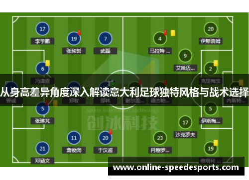 从身高差异角度深入解读意大利足球独特风格与战术选择 从身高差异角度深入解读意大利足球独特风格与战术选择